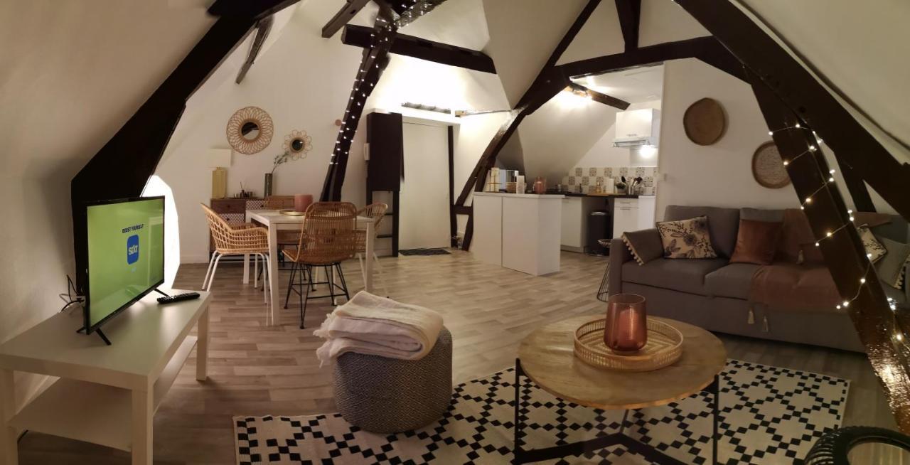 Logement Cosy Renove Au Pied De La Cathedrale Avec Climatisation Reims Exteriör bild